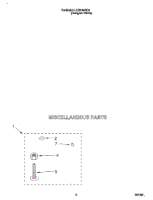 04 - Miscellaneous parts for Whirlpool Washer LLR5144BW0 from AppliancePartsPros.com