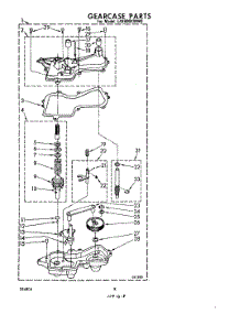 07 - Gearcase parts for Whirlpool Washer LA9800XMW0 from AppliancePartsPros.com