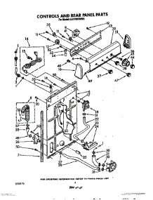 03 - Controls And Rear Panel parts for Whirlpool Washer LA7700XWN0 from AppliancePartsPros.com