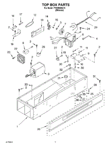 04 - Top Box parts for Whirlpool Personal Valet System PVWM600LY0 from AppliancePartsPros.com