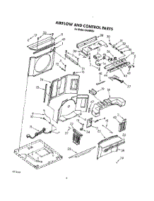 03 - Air Flow And Control parts for Whirlpool Air Conditioner CAH8WB4 from AppliancePartsPros.com