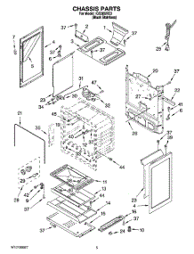 04 - Chassis Parts parts for Whirlpool Range IGS385RS3 from AppliancePartsPros.com