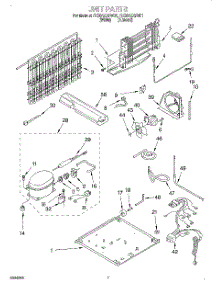 04 - Unit parts for Whirlpool Refrigerator RT20AKXFN01 from AppliancePartsPros.com