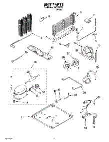 04 - Unit Parts parts for Whirlpool Refrigerator IMT186306 from AppliancePartsPros.com
