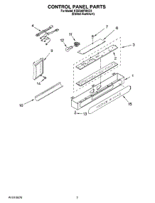 05 - Control Panel Parts parts for Kitchenaid Refrigerator KSSS48FMXO3 from AppliancePartsPros.com