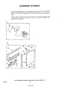 06 - Accessory Kit parts for Whirlpool Air Conditioner AC1052XS1 from AppliancePartsPros.com