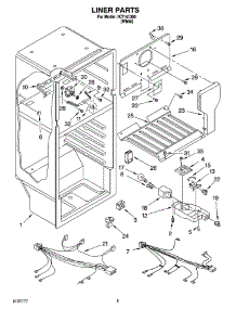03 - Liner Parts parts for Whirlpool Refrigerator IKT141300 from AppliancePartsPros.com
