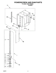 03 - Powerscrew And Ram Parts parts for Whirlpool Compactor GACP15XXMG0 from AppliancePartsPros.com