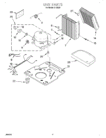 03 - Unit parts for Whirlpool Dehumidifier DH25J0 from AppliancePartsPros.com