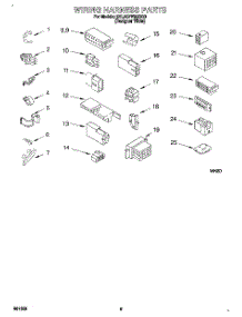 06 - Wiring Harness parts for Whirlpool Washer 3XLA87W92BQ0 from AppliancePartsPros.com