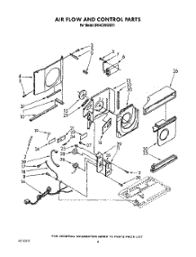 03 - Air Flow And Control parts for Whirlpool Air Conditioner BHAC0500XS1 from AppliancePartsPros.com