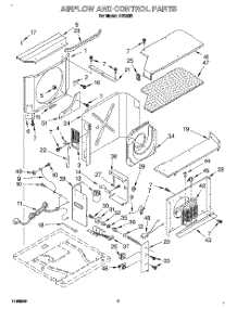 03 - Airflow And Control parts for Whirlpool Air Conditioner RE253E from AppliancePartsPros.com