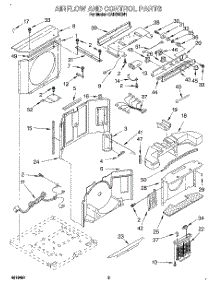 02 - Airflow And Control parts for Whirlpool Air Conditioner CAH8WB41 from AppliancePartsPros.com