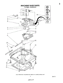 07 - Machine Base parts for Whirlpool Washer LA5430XPW1 from AppliancePartsPros.com