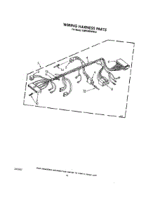 09 - Wiring Harness parts for Kitchenaid Washer KAWE660WAL2 from AppliancePartsPros.com