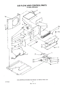 03 - Air Flow And Control parts for Whirlpool Air Conditioner ACM102XX0 from AppliancePartsPros.com