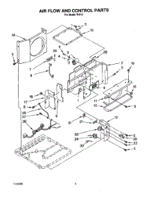 03 - Air Flow And Control parts for Whirlpool Air Conditioner R1013 from AppliancePartsPros.com