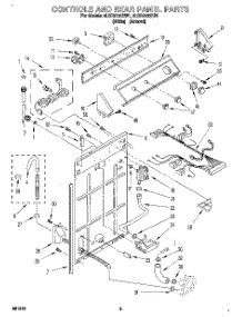 02 - Controls And Rear Panel parts for Whirlpool Washer 8LSR5132BN1 from AppliancePartsPros.com