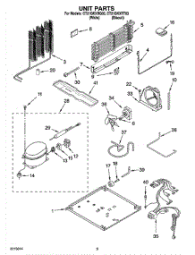 06 - Unit Parts, Optional Parts parts for Whirlpool Refrigerator CT21GKXRT03 from AppliancePartsPros.com