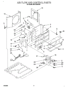 03 - Air Flow And Control parts for Whirlpool Air Conditioner BPAC1200AS0 from AppliancePartsPros.com