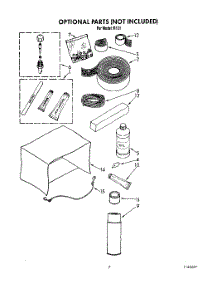05 - Optional parts for Whirlpool Air Conditioner BFR121 from AppliancePartsPros.com