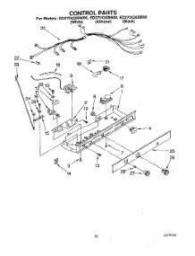 11 - Control parts for Whirlpool Refrigerator ED27DQXBB00 from AppliancePartsPros.com