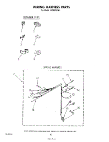 08 - Wiring Harness parts for Whirlpool Washer LA5800XSW1 from AppliancePartsPros.com