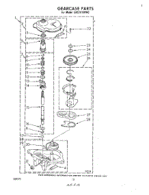 10 - Gearcase parts for Whirlpool Washer LA5311XPW3 from AppliancePartsPros.com