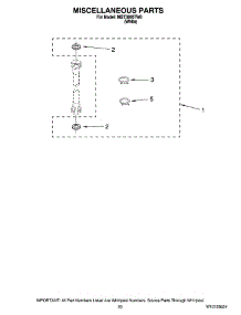 14 - Miscellaneous  Parts parts for Maytag Washer Dryer Combo MGT3800TW0 from AppliancePartsPros.com