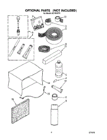 06 - Optional parts for Whirlpool Air Conditioner AC1854XT0 from AppliancePartsPros.com