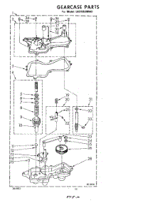08 - Gearcase parts for Whirlpool Washer LA6700XMW0 from AppliancePartsPros.com