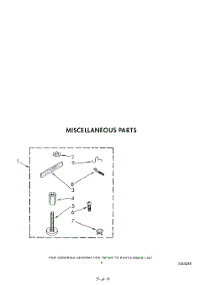 07 - Miscellaneous parts for Kitchenaid Washer KAWE460WWH0 from AppliancePartsPros.com