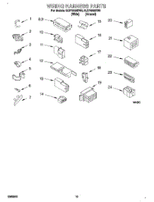 07 - Wiring Harness parts for Whirlpool Washer 6LSP8255BN0 from AppliancePartsPros.com