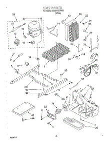 09 - Unit parts for Whirlpool Refrigerator SS25AEXHW02 from AppliancePartsPros.com