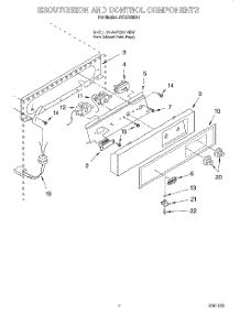 05 - Escutcheon And Control parts for Whirlpool Ice Machine JVGC535A1 from AppliancePartsPros.com