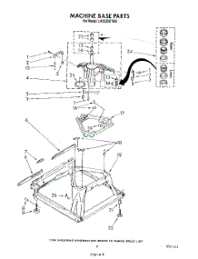 07 - Machine Base parts for Whirlpool Washer LA5530XTF0 from AppliancePartsPros.com