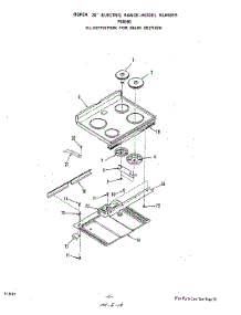03 - Main parts for Whirlpool Range F5808W0 from AppliancePartsPros.com