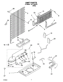 04 - Unit Parts parts for Whirlpool Refrigerator IKT184302 from AppliancePartsPros.com