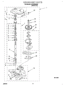 08 - Gearcase parts for Whirlpool Washer 8LSC6244BN2 from AppliancePartsPros.com