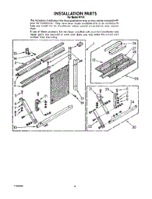 05 - Installation parts for Whirlpool Air Conditioner R153 from AppliancePartsPros.com