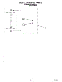 14 - Miscellaneous Parts - (Optional Parts Not Included) parts for Whirlpool Washer Dryer Combo BYCWD6274W3 from AppliancePartsPros.com