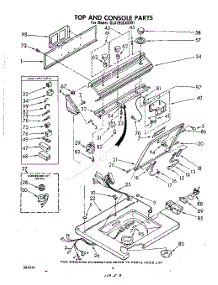 04 - Top And Console parts for Whirlpool Washer GLA7900XKW1 from AppliancePartsPros.com