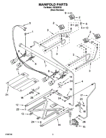 03 - Manifold Parts parts for Whirlpool Range IGS385RS0 from AppliancePartsPros.com