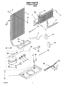 04 - Unit Parts parts for Whirlpool Refrigerator IPT151300 from AppliancePartsPros.com