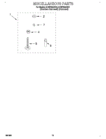10 - Miscellaneous, Lit / Optional parts for Whirlpool Washer 8LSP6244BG2 from AppliancePartsPros.com