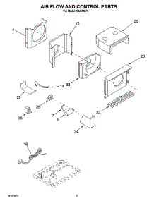 02 - Air Flow And Control Parts parts for Whirlpool Air Conditioner CA5WMR1 from AppliancePartsPros.com