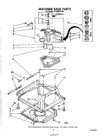 07 - Machine Base parts for Whirlpool Washer LA5500XPW6 from AppliancePartsPros.com
