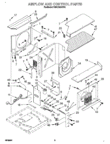 02 - Airflow And Control parts for Whirlpool Air Conditioner BHAC2530ES0 from AppliancePartsPros.com
