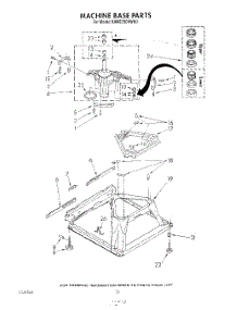07 - Brake, Clutch, Gearcase, Motor And Pump parts for Kitchenaid Washer KAWE750VAL0 from AppliancePartsPros.com