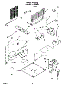 04 - Unit Parts parts for Whirlpool Refrigerator IT21AMXRQ00 from AppliancePartsPros.com